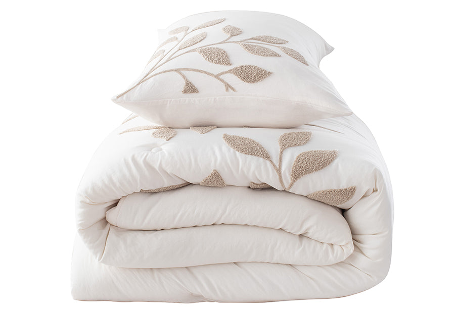 Colcha de invierno - Edredón Nestor de Clara Vidal en color natural