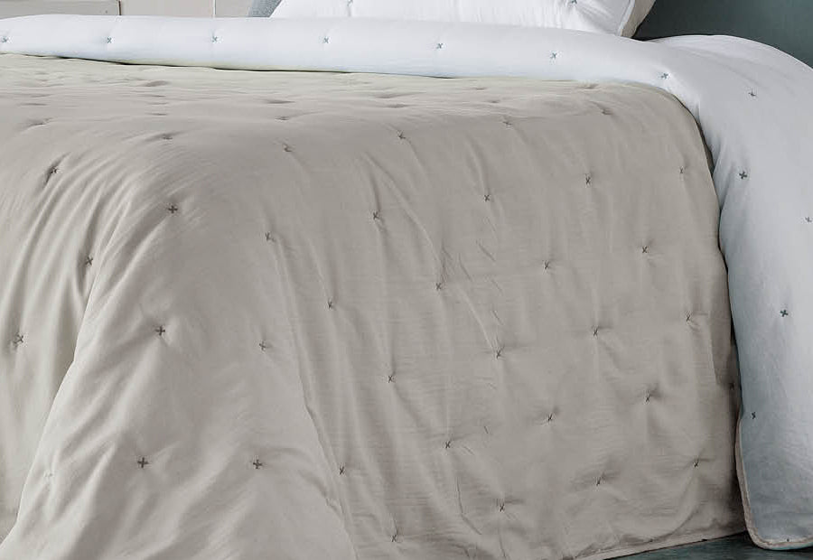 Couette double face en lin polaire FUNDECO Couette nordique