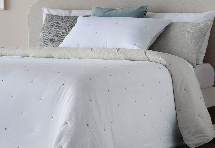 Couette double face en lin polaire FUNDECO Couette nordique