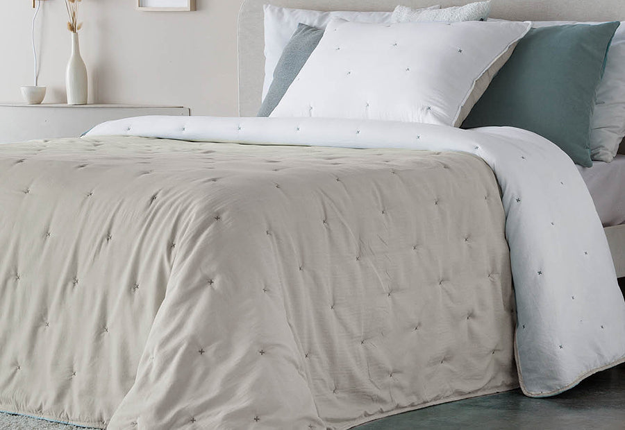 Couette double face en lin polaire FUNDECO Couette nordique