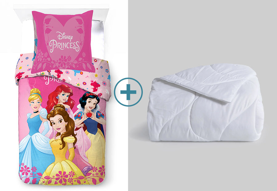 Pack Funda Nórdica+Relleno Nórdico LICENCIA Princesas Disney