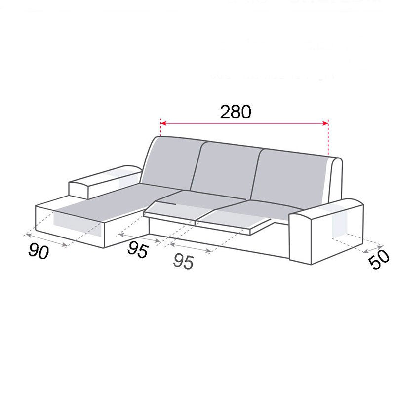 Funda Chaise Longue Acolchada Belmarti RELAX Couch Cover