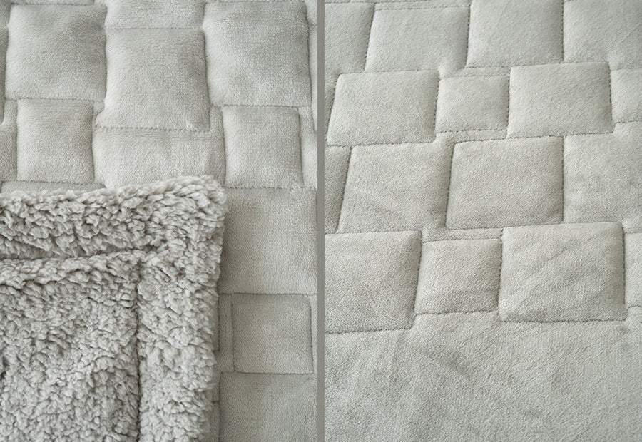 Edredón Conforter Sedalina+Sherpa CLARA VIDAL Sheridan gris 650 gr.