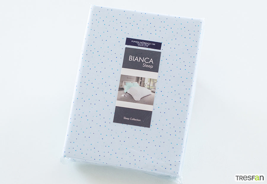 Funda Nórdica 3piezas Estampada BIANCA Siros aqua