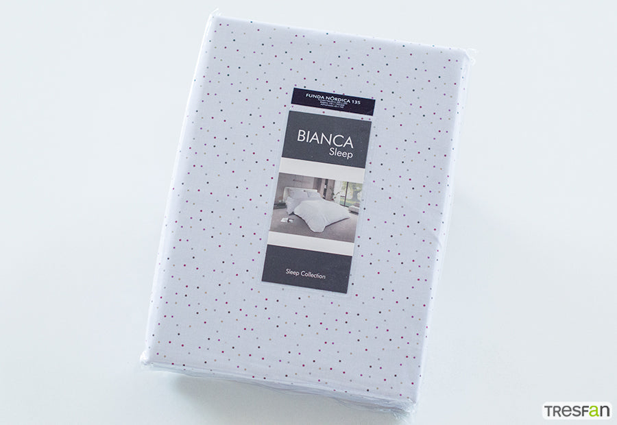 Funda Nórdica 3piezas Estampada BIANCA Siros gris