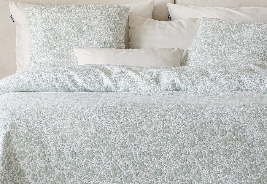 Couette Jacquard Verte VIALMAN Sofia