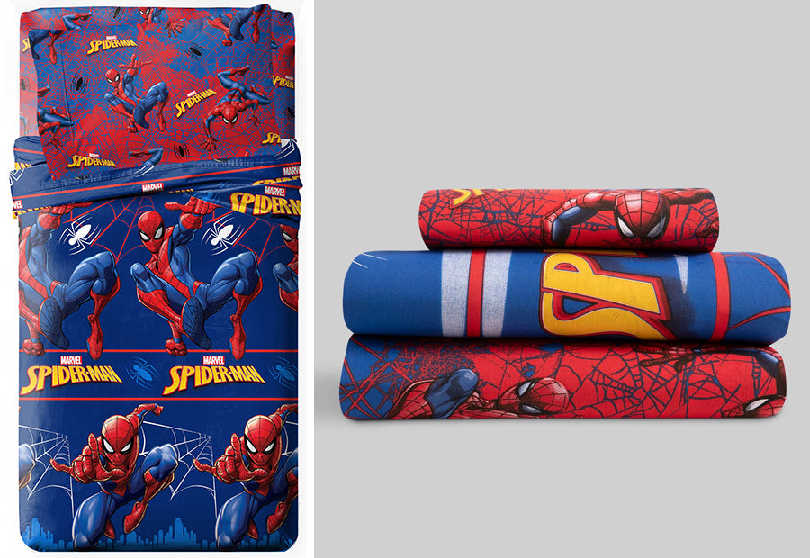 Juego Sábana  3 Piezas DISNEY Licencia SPIDERMAN