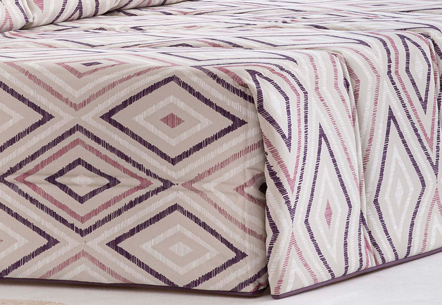 Edredón conforter Zafra Lila Confecciones Paula