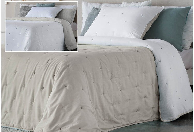 Couette double face en lin polaire FUNDECO Couette nordique