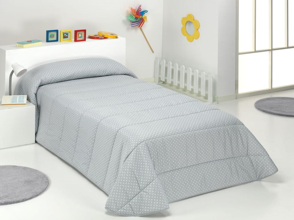 Couette nordique à pois gris