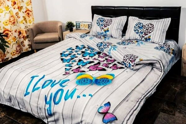 Funda Nórdica Corazón de Mariposas