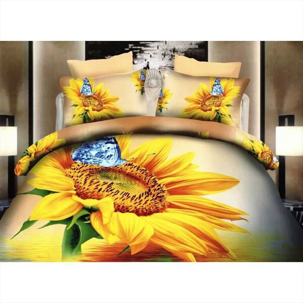 Sunflower Duvet Cover 4 Pieces