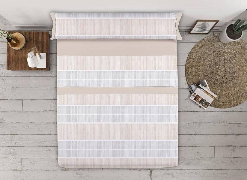 Bamboo Fabric Sheet Set C-23 Beige CASA CAMPO