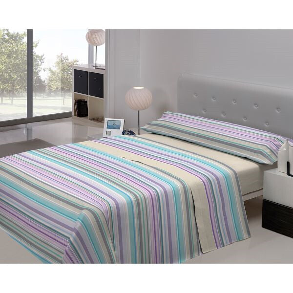 Parure de draps en tissu beige Diego C-1 par Javier Larrainzar