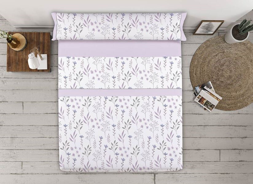 Parure de draps en tissu Angela C-10 Lilas CASA CAMPO
