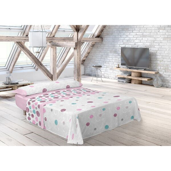 Parure de draps en tissu Pierre Cardin rose Tadeo C-3