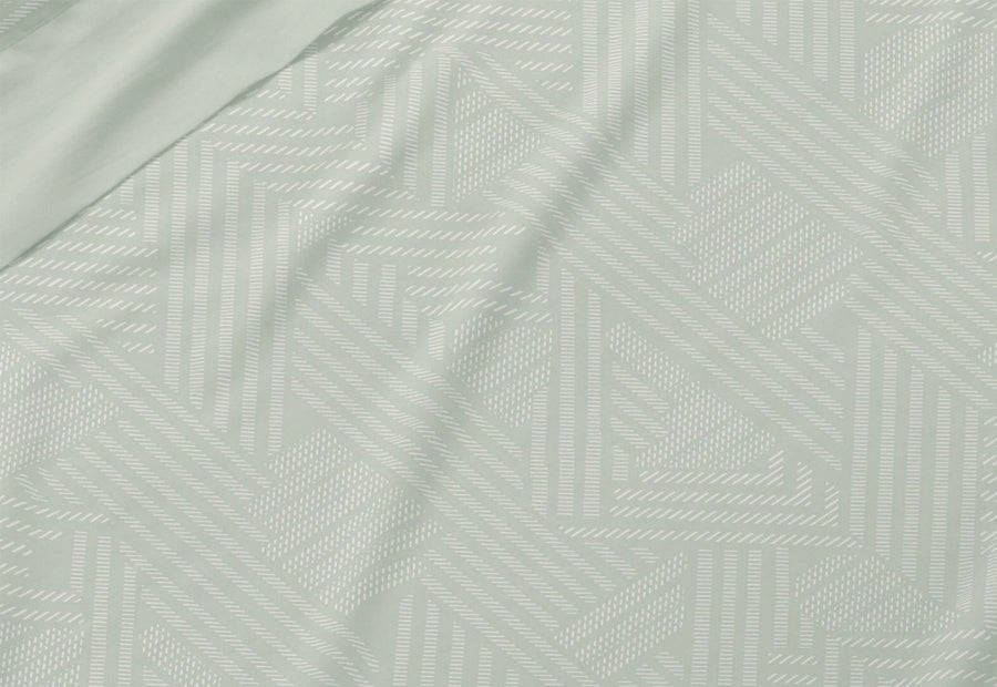 Fabric Sheet Set 241 White/Grey BURRITO BLANCO