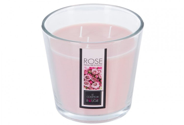 Vaso de Vela Cera XXL ATMOSPHERA 500g Rosa