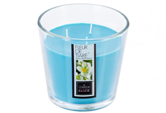 Vaso de Vela Cera XXL ATMOSPHERA 500g Flor Tiaré