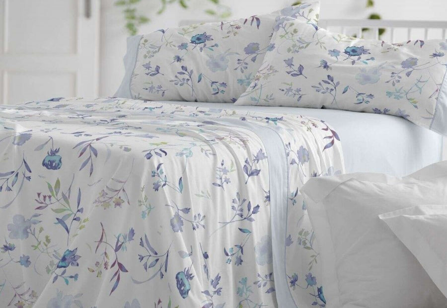 Parure de draps en tissu 241 Blanc/Gris BURRITO BLANCO