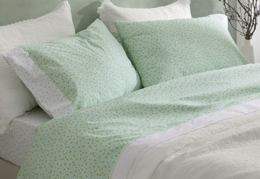 Fabric Sheet Set 241 White/Grey BURRITO BLANCO