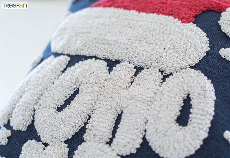 Funda Cojín 45x45 Navidad MC Ho Ho Ho Gorro