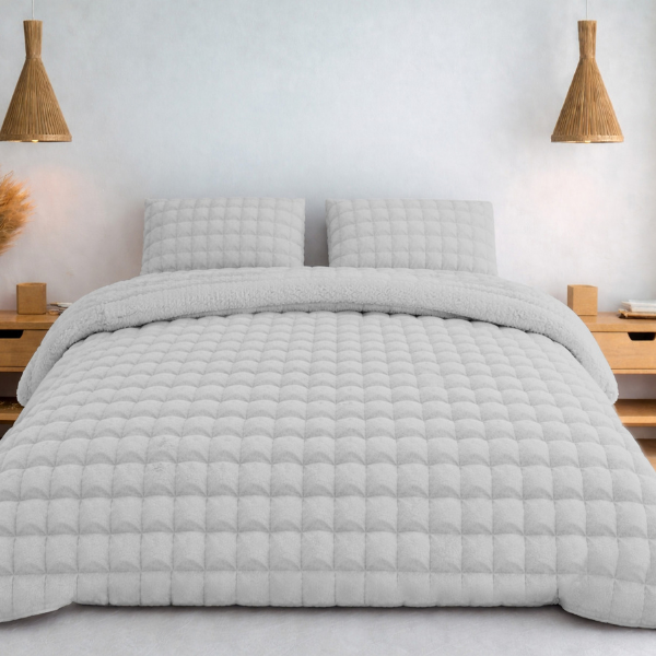 Edredón sherpa modelo Febo de Catotex color gris 730gr