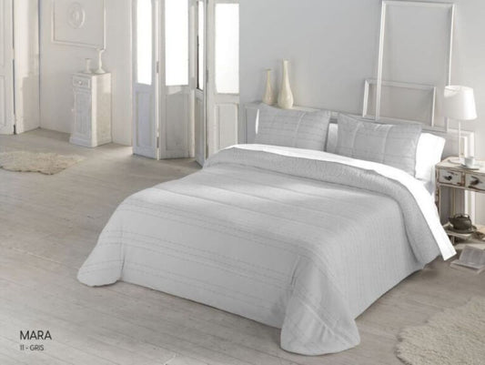 Edredón comforter sherpa modelo MARA Catotex color gris