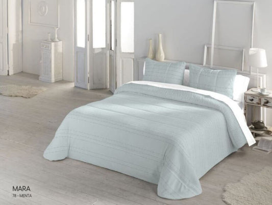 Edredón comforter sherpa modelo MARA Catotex color menta