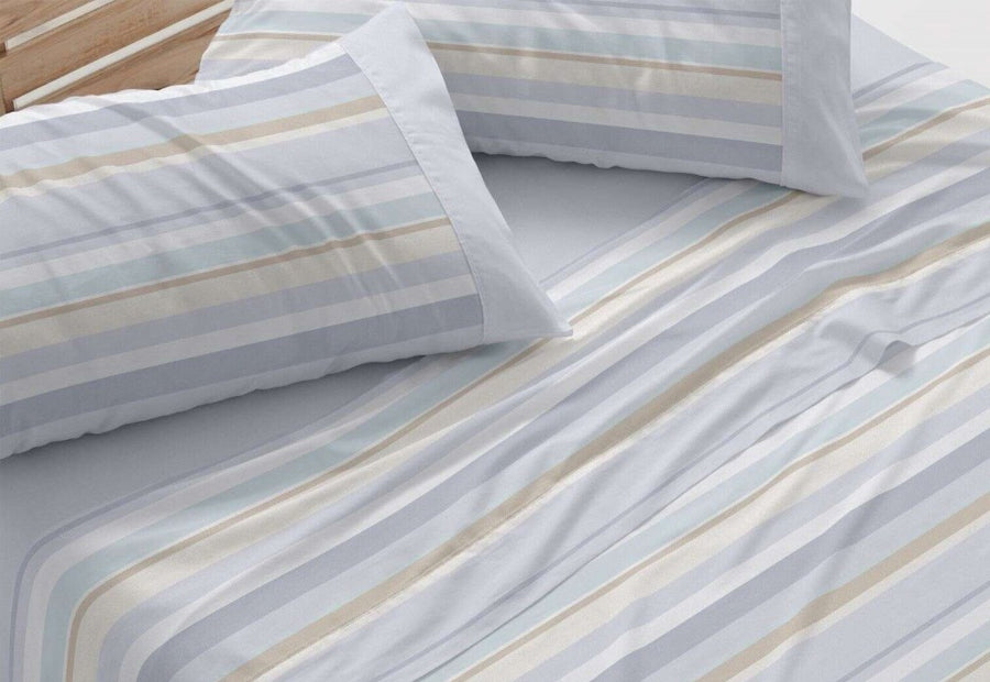 Fabric Sheet Set 241 White/Grey BURRITO BLANCO