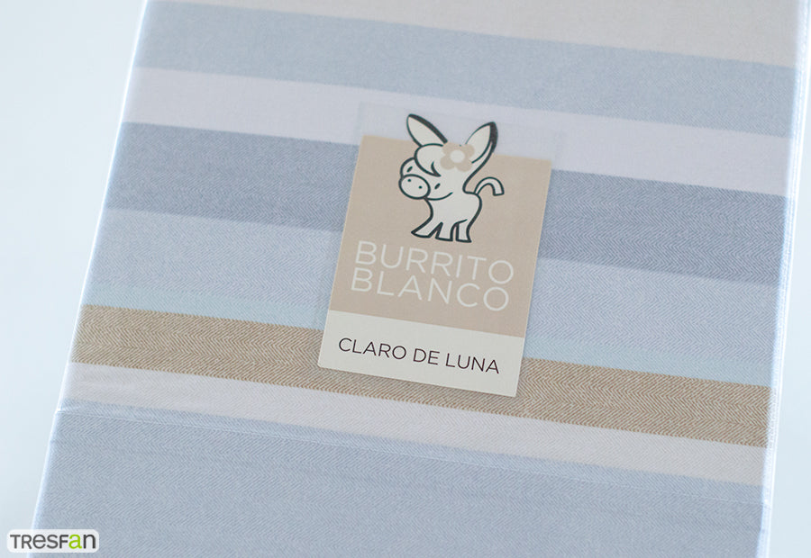 Fabric Sheet Set 241 White/Grey BURRITO BLANCO