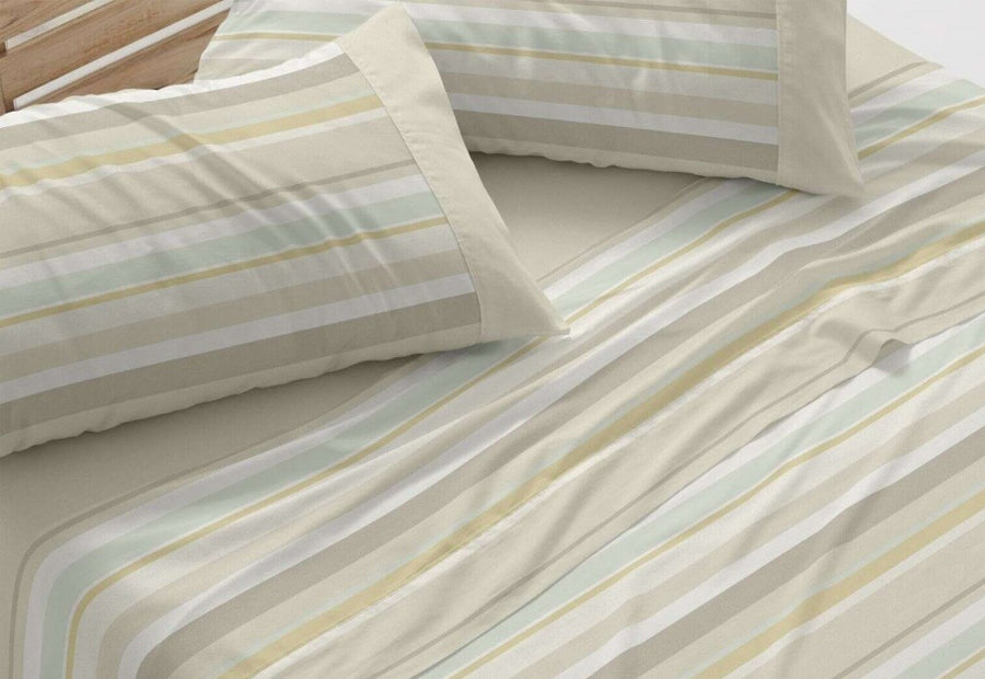 Fabric Sheet Set 241 White/Grey BURRITO BLANCO