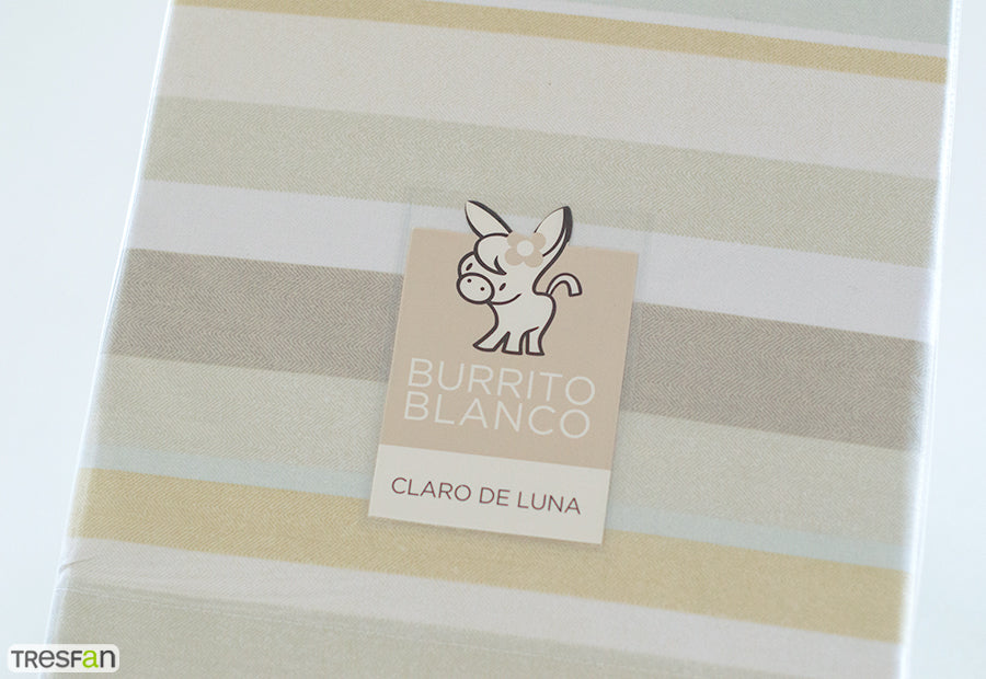 Fabric Sheet Set 241 White/Grey BURRITO BLANCO