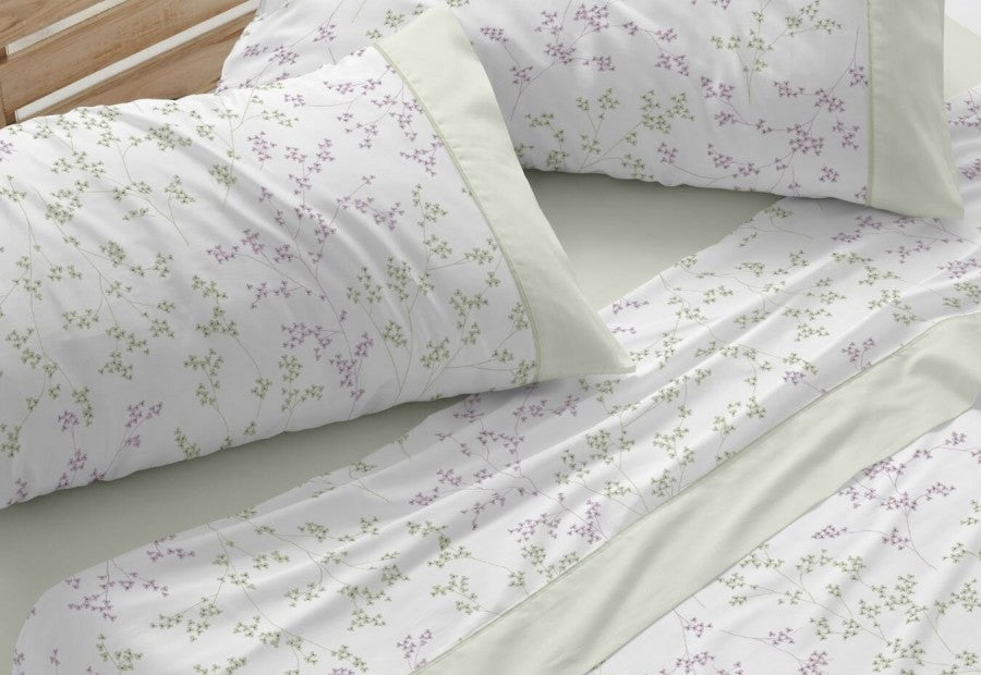 Fabric Sheet Set 241 White/Grey BURRITO BLANCO
