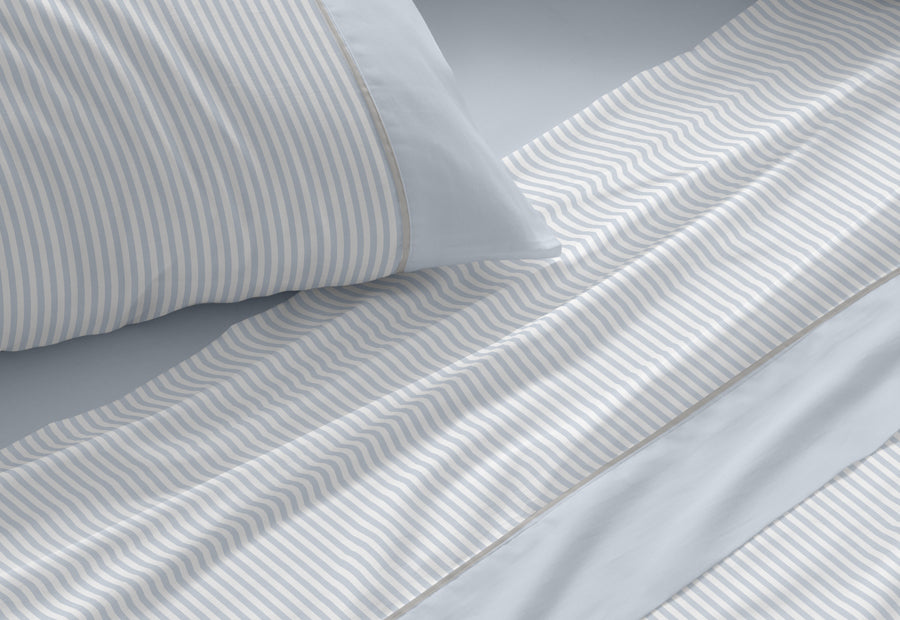 Fabric Sheet Set 241 White/Grey BURRITO BLANCO