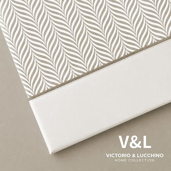 Juego de Sábanas Victorio y Luchino de verano modelo Analia beige 100% Algodón