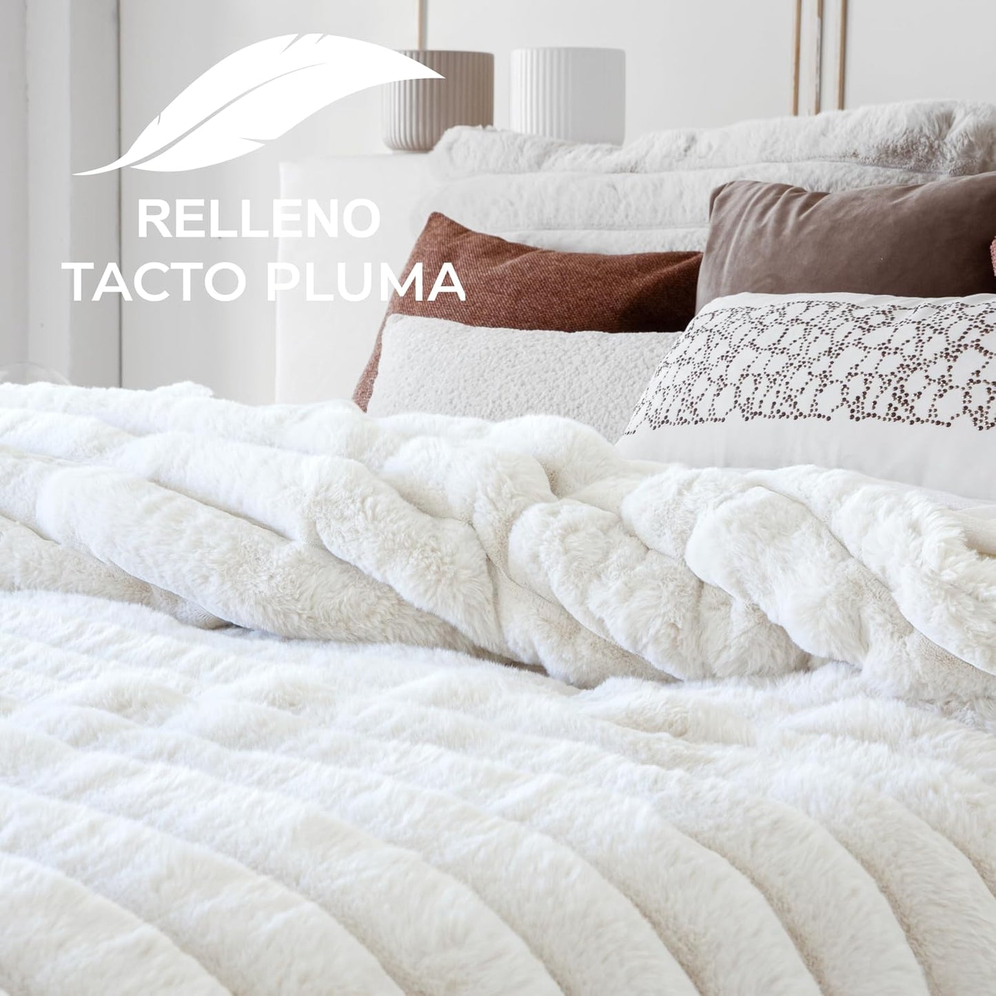 Edredón Conforter blanco sedalina 850gr CÉDRIC de FUNDECO