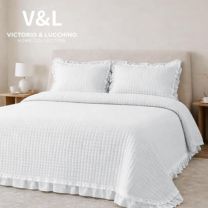 Colcha Blanca modelo Anaya de Victorio & Lucchino everly