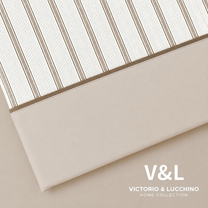 Juego de Sábanas Victorio y Luchino de verano modelo Nuria beige