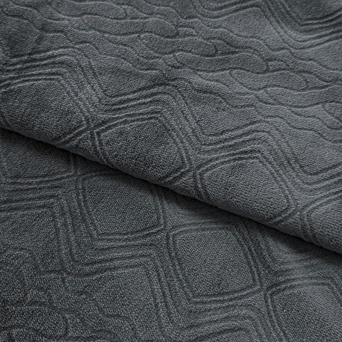 Manta Plaid Victorio & Lucchino con Reverso sherpa color gris oscuro (VL80519)