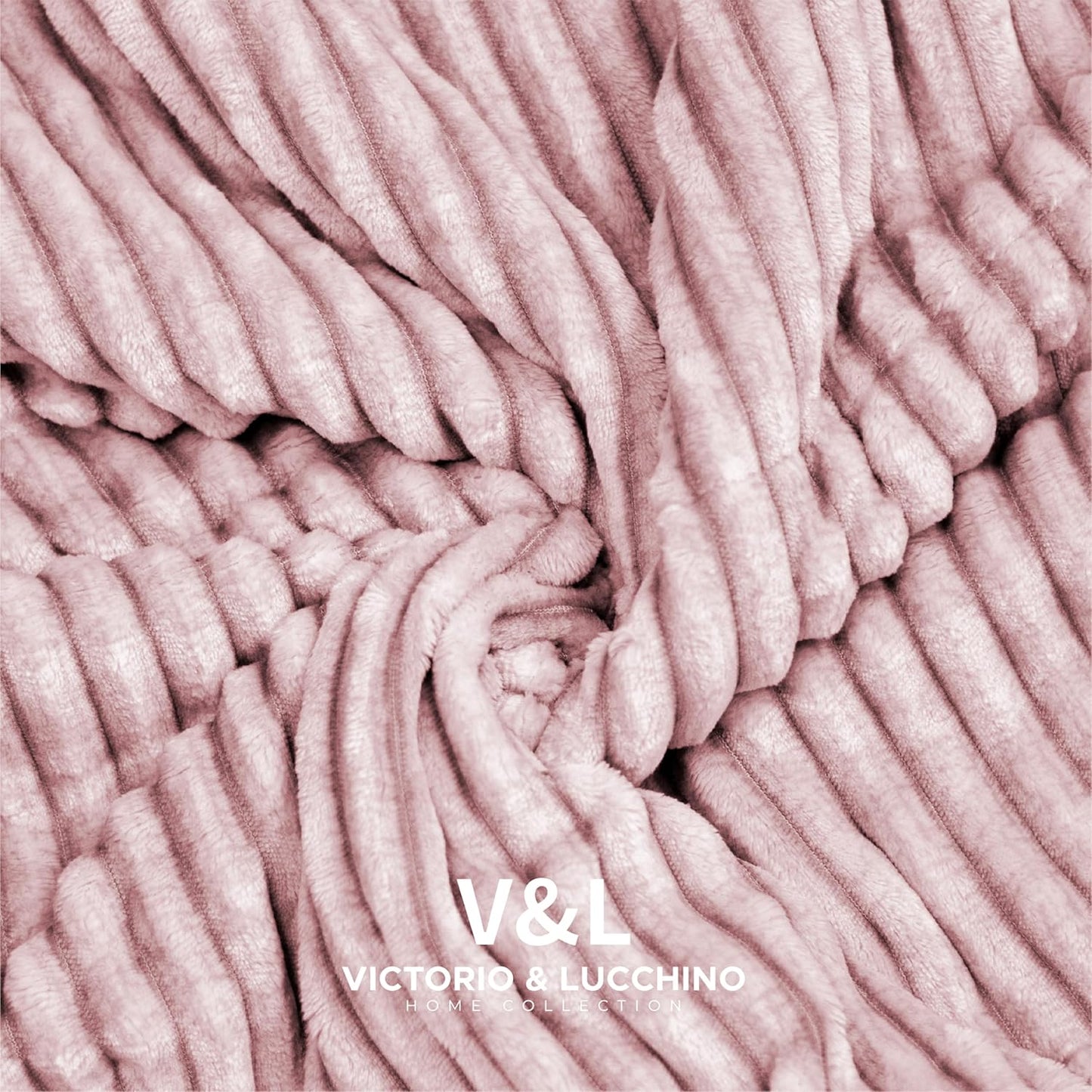 Comforter Jaspeado con Reverso de Borreguito – 650 g/m²  Incluye Funda(s) de Cojín modelo ANAYA  de Victorio&Lucchino en color rosa