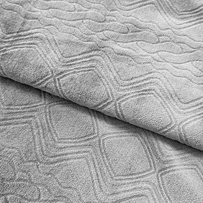 Manta Plaid Victorio & Lucchino con Reverso sherpa color gris claro (VL80519)