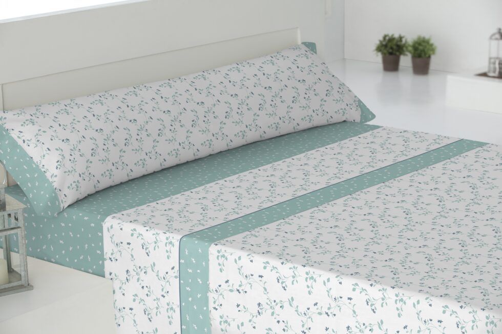 Parure de draps EDINBURGH, marque Ankeli, gris