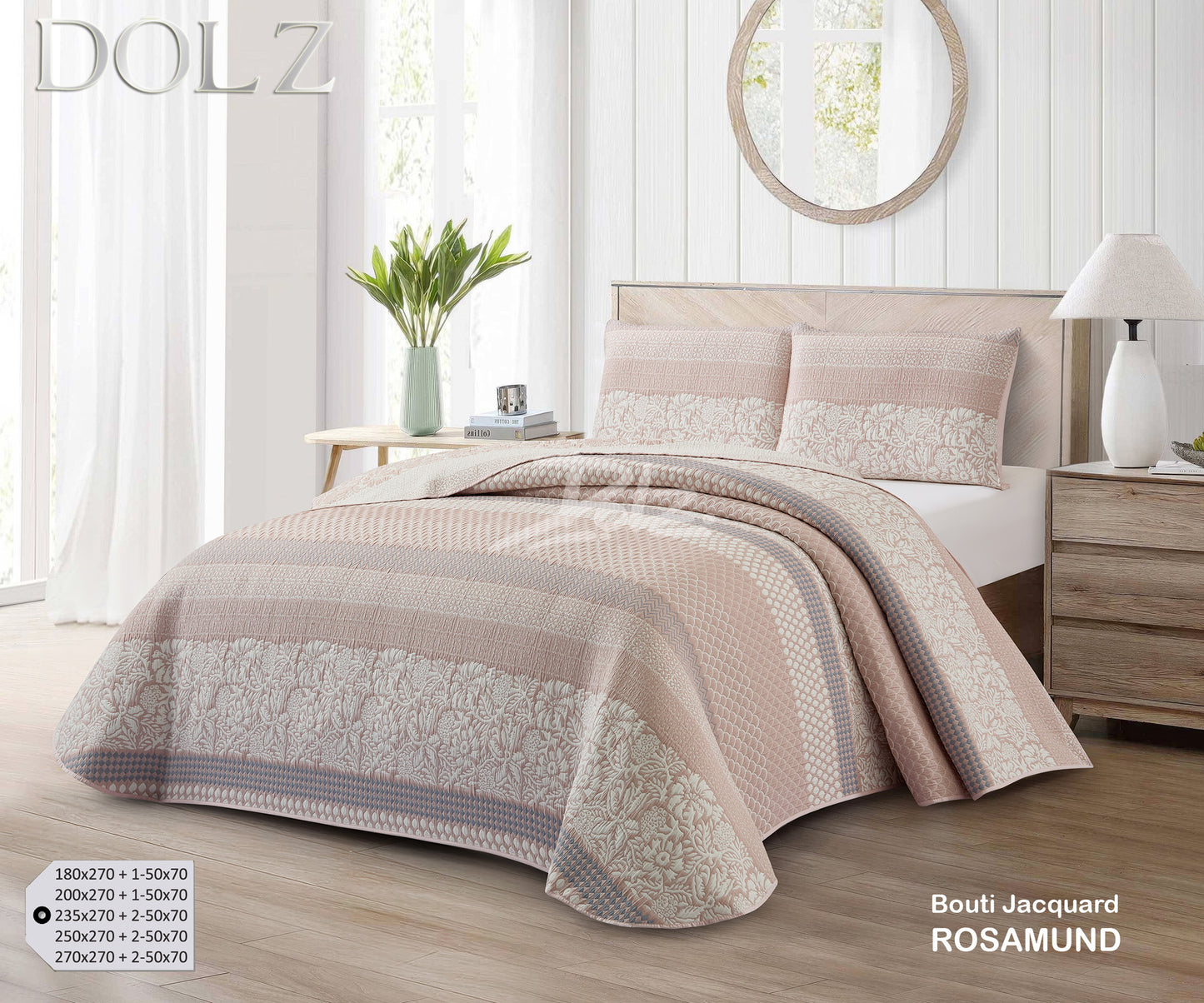 Colcha Bouti Jacquard modelo Rosamund de DOLZ