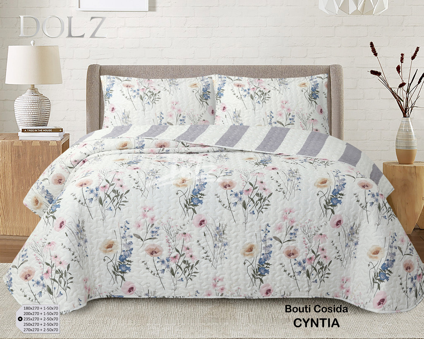 Couette bouti cousue réversible DOLZ Digital Calpe