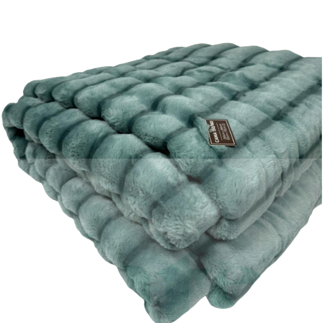 Edredón Conforter agua marina sedalina 800 gr modelo  Faux de Victorio&Lucchino