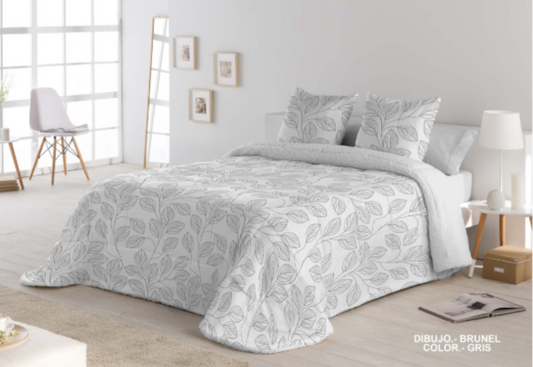 Edredón comforter sherpa BRUNEL Polo Polo color gris