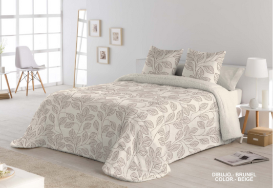 Edredón comforter sherpa BRUNEL Polo Polo color beige