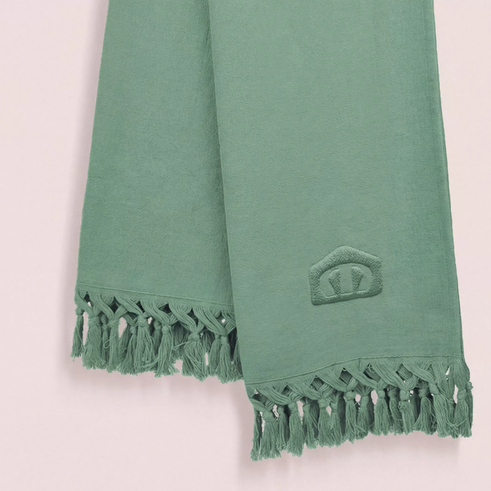 Serviette Paréo Manterol Vert / 85x145 cm
