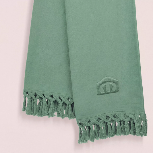 Toalla Pareo Verde Salvia Manterol / 85x145 cm